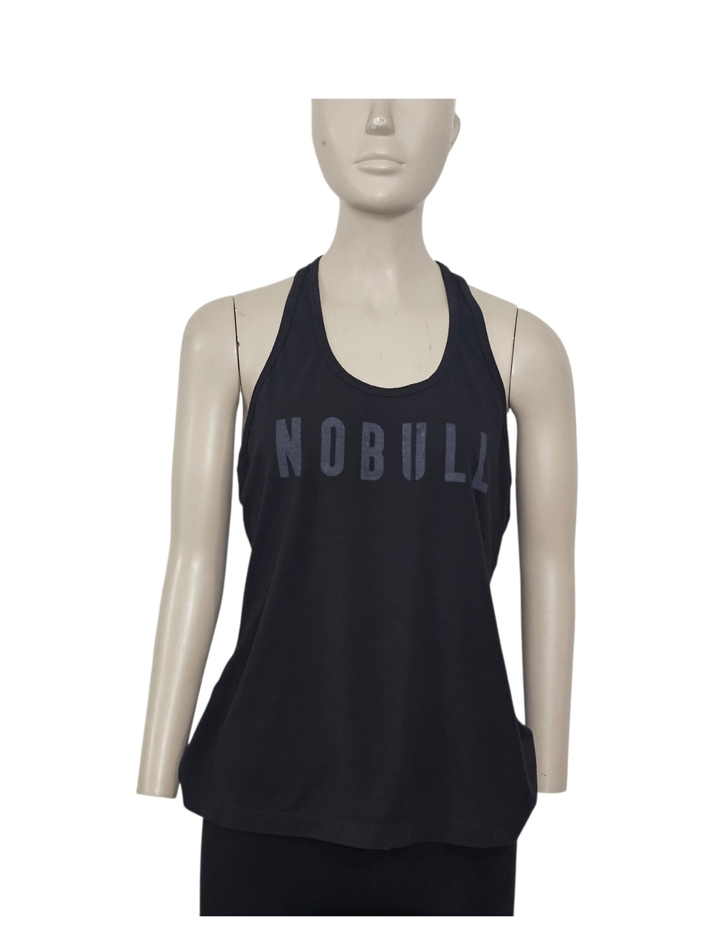 NOBULL Women's Black Racerback Logo Tank
